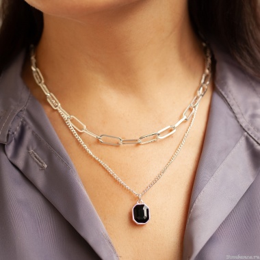 Колье Fiore Luna, Black, LN6099 S